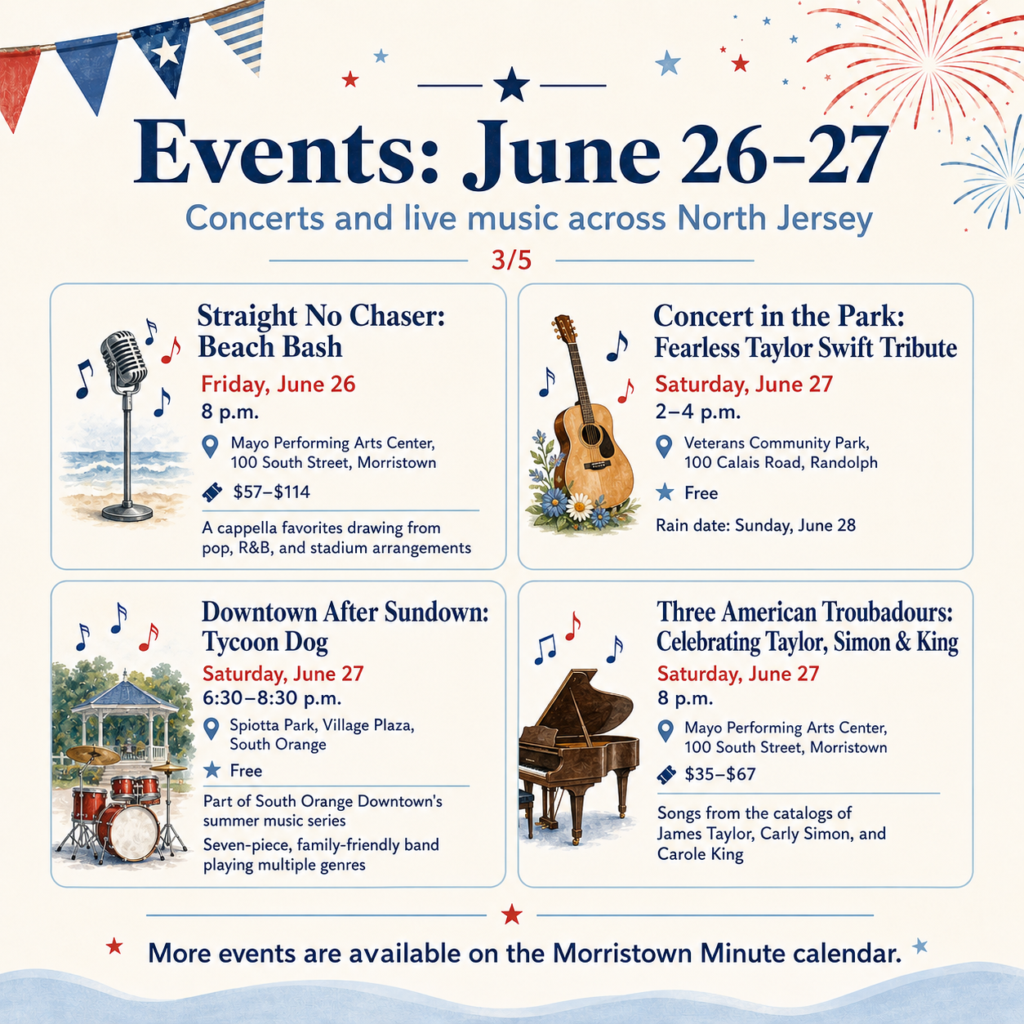 Morristown Events June - july 4