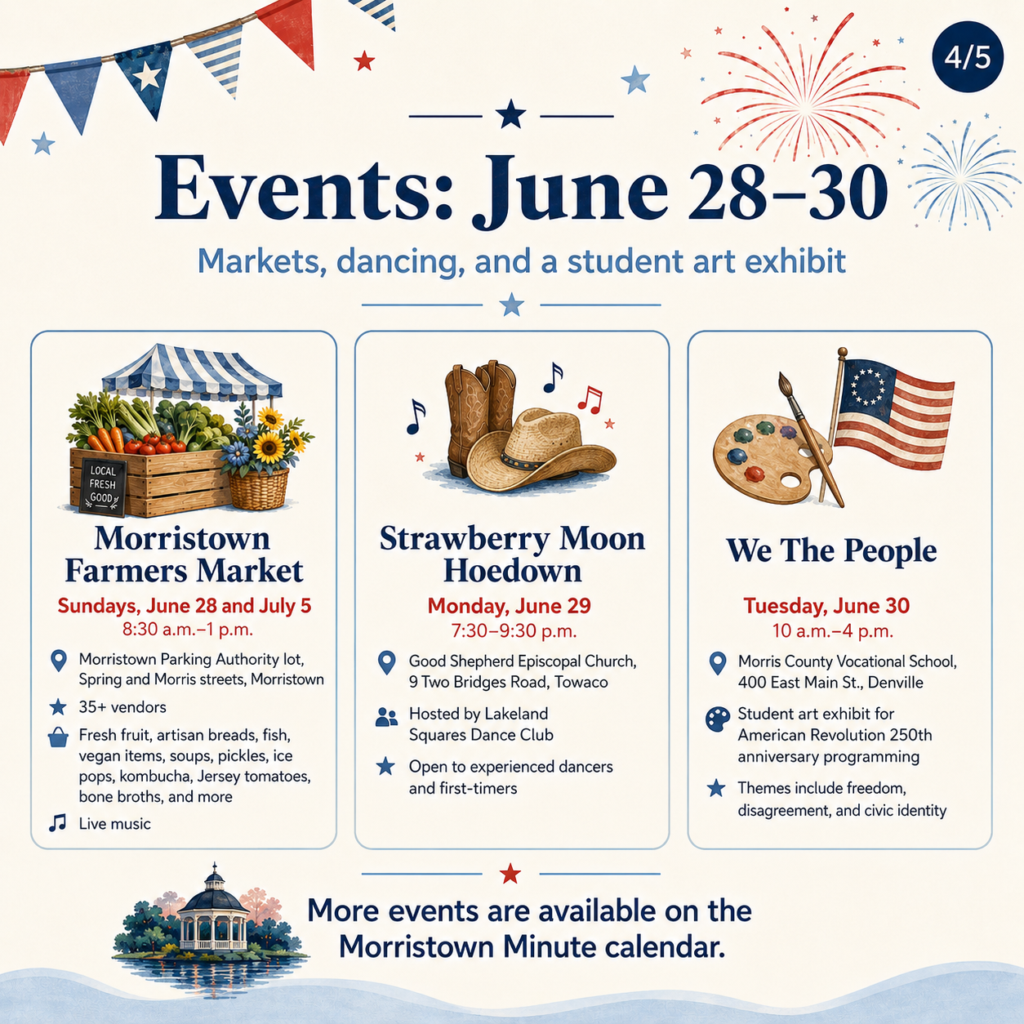 Morristown Events June - july 4