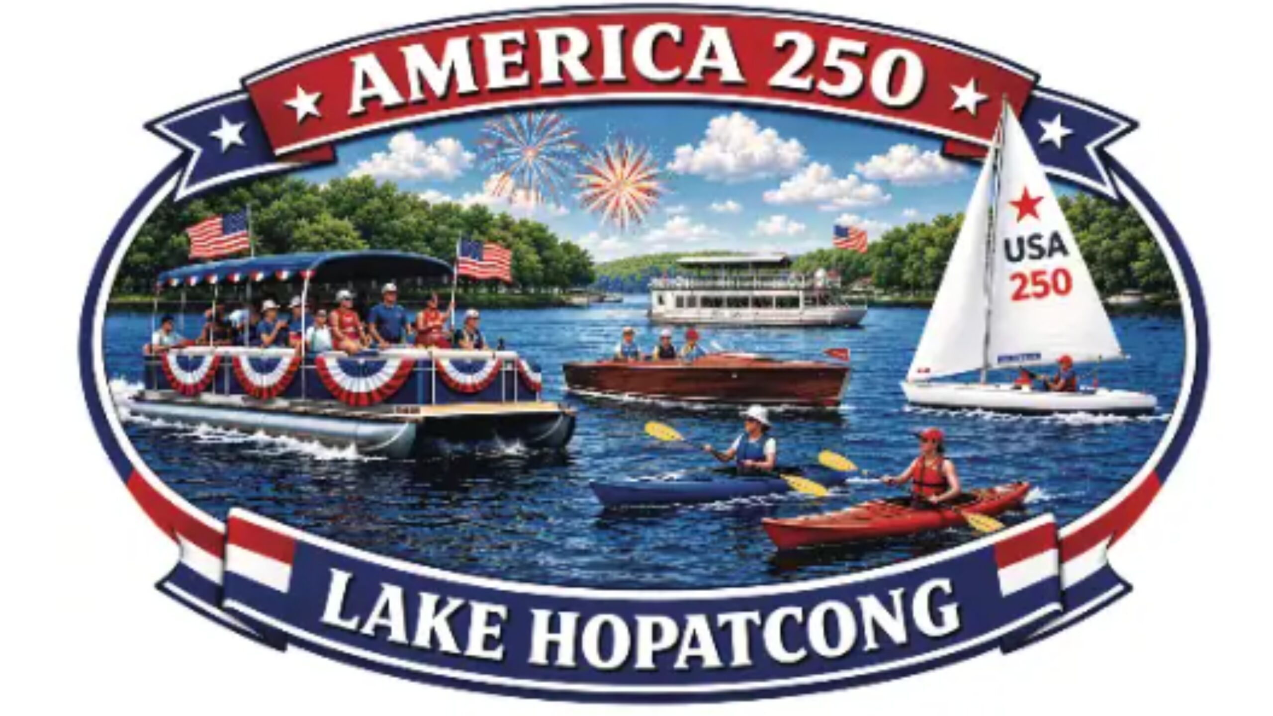 America 250 Celebration on Lake Hopatcong